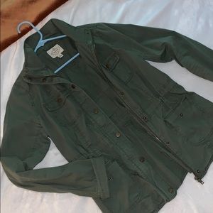 St. Johns Bay Small Olive Green Utility Jacket